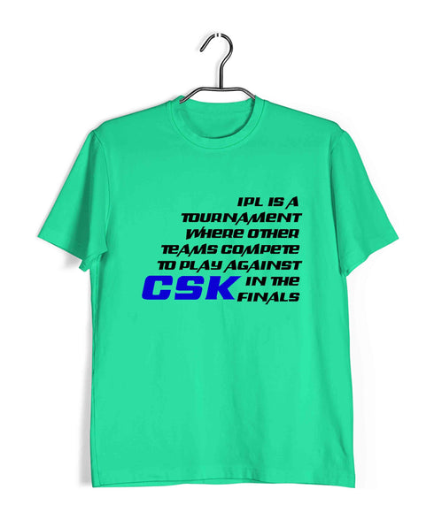 Sports Cricket is IPL is Custom Printed Graphic Design T-Shirt for Men