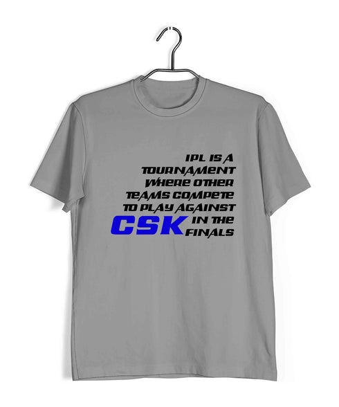 Sports Cricket is IPL is Custom Printed Graphic Design T-Shirt for Men
