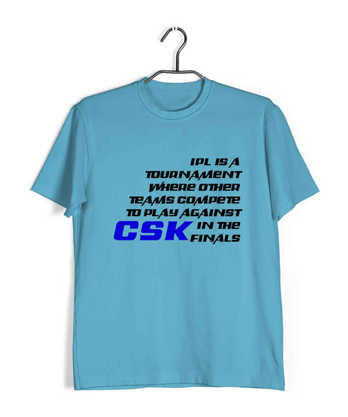 Sports Cricket is IPL is Custom Printed Graphic Design T-Shirt for Men