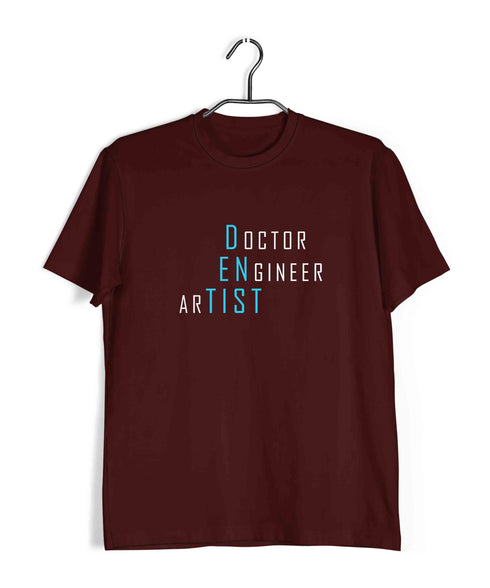 Dentist Medicine Dentist Doctor Engineer Artist Dentist Custom Printed Graphic Design T-Shirt for Men