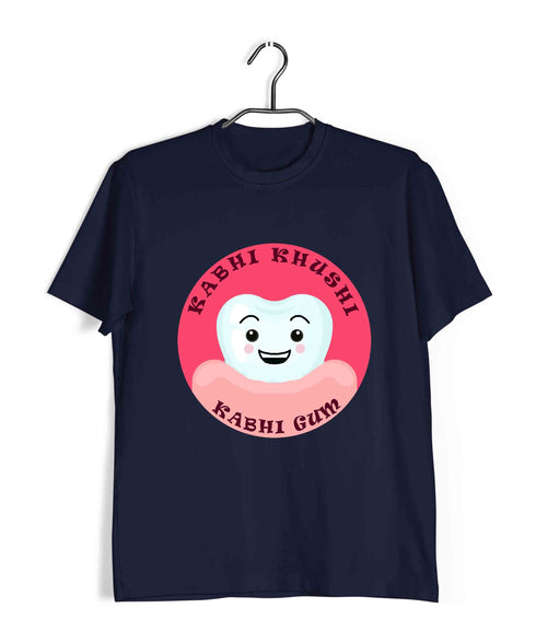 Dentist Medicine Dentist Kabhi Khushi Kabhi Ghum Custom Printed Graphic Design T-Shirt for Women