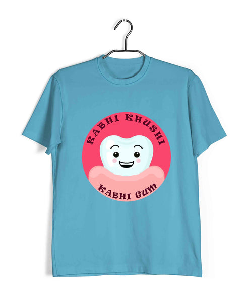 Dentist Medicine Dentist Kabhi Khushi Kabhi Ghum Custom Printed Graphic Design T-Shirt for Men