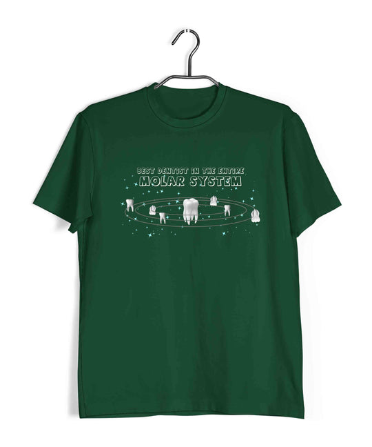 Dentist Medicine Dentist Molar System Custom Printed Graphic Design T-Shirt for Women