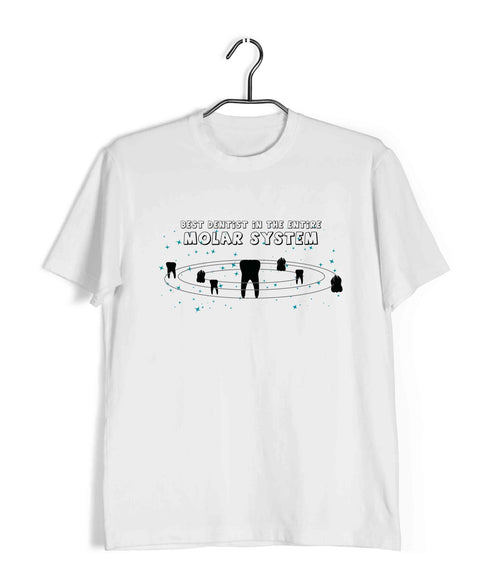 Dentist Medicine Dentist Molar System Custom Printed Graphic Design T-Shirt for Men