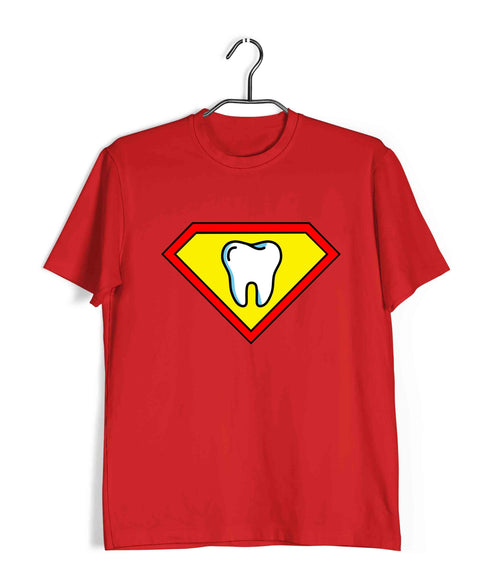 Dentist Medicine Dentist Super Dentist Custom Printed Graphic Design T-Shirt for Men
