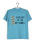 Science Nerd Biology Biology is in my Genes Custom Printed Graphic Design T-Shirt for Men