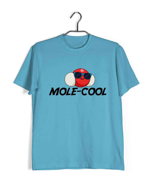 Science Nerd Biology Molecool Custom Printed Graphic Design T-Shirt for Men