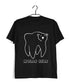Dentist Medicine Dentist Molar Bear Custom Printed Graphic Design T-Shirt for Women