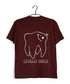 Dentist Medicine Dentist Molar Bear Custom Printed Graphic Design T-Shirt for Men