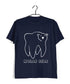 Dentist Medicine Dentist Molar Bear Custom Printed Graphic Design T-Shirt for Men