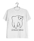 Dentist Medicine Dentist Molar Bear Custom Printed Graphic Design T-Shirt for Men