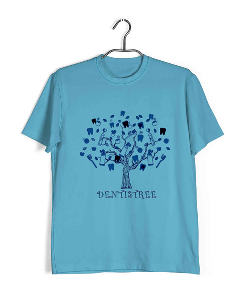 Dentist Medicine Dentist Dentistree Custom Printed Graphic Design T-Shirt for Men