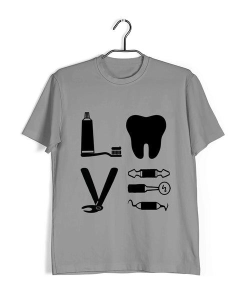 Dentist Medicine Dentist Love Custom Printed Graphic Design T-Shirt for Women