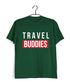 Wanderlust Travel Travel Travel Buddies Custom Printed Graphic Design T-Shirt for Men