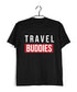 Wanderlust Travel Travel Travel Buddies Custom Printed Graphic Design T-Shirt for Women