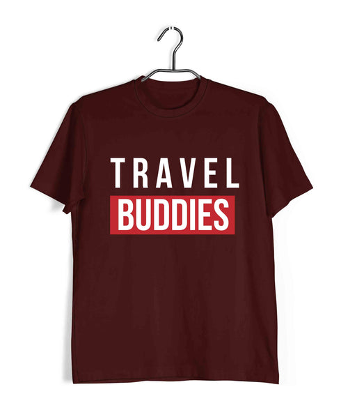 Wanderlust Travel Travel Travel Buddies Custom Printed Graphic Design T-Shirt for Men