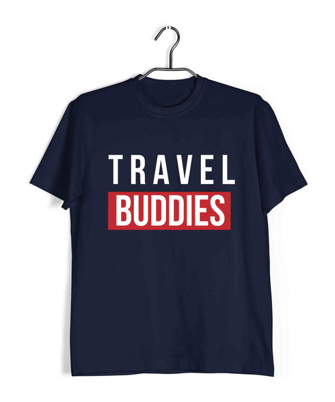 Wanderlust Travel Travel Travel Buddies Custom Printed Graphic Design T-Shirt for Men