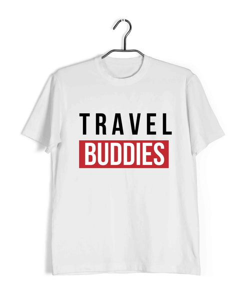 Wanderlust Travel Travel Travel Buddies Custom Printed Graphic Design T-Shirt for Men