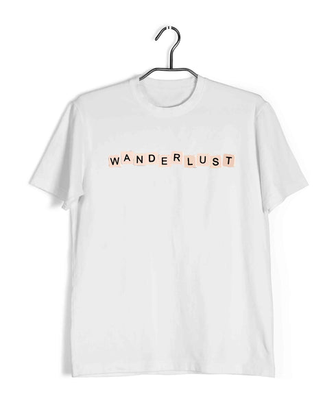 Wanderlust Wanderlust T-Shirt Travel Casual Graphic Printed T-Shirt for Men