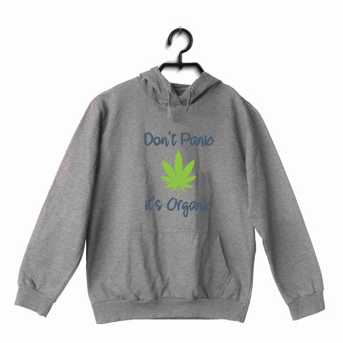 Funny Nerd Weed Dont Panic It's Organic UNISEX HOODIE Sweatshirts
