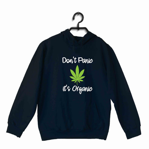 Aaramkhor Specials The Classics Nerd Weed Dont Panic It's Organic UNISEX HOODIE Sweatshirts