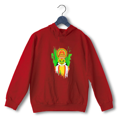 Quirkipedia Kathakali Malayalam Kerala Hooded SweatShirts