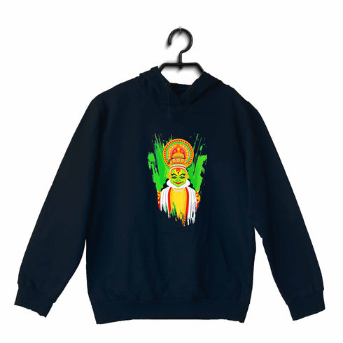 Quirkipedia Kathakali Malayalam Kerala Hooded SweatShirts