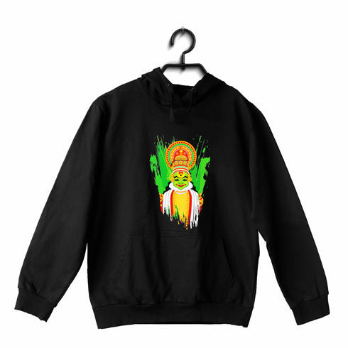Quirkipedia Kathakali Malayalam Kerala Hooded SweatShirts