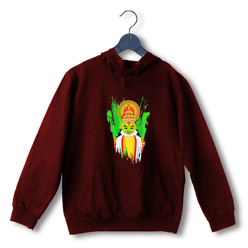 Quirkipedia Kathakali Malayalam Kerala Hooded SweatShirts