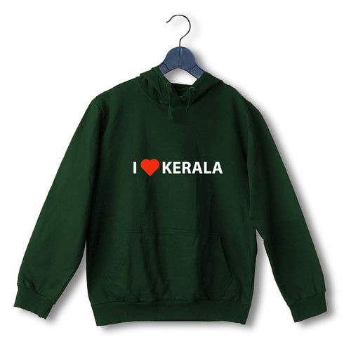 Quirkipedia I Love Kerala Malayalam Kerala Hooded SweatShirts