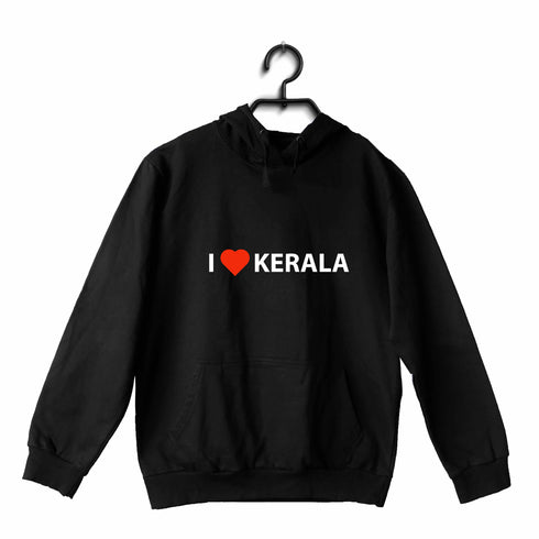 Quirkipedia I Love Kerala Malayalam Kerala Hooded SweatShirts