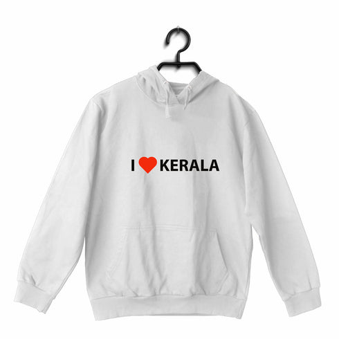 Quirkipedia I Love Kerala Malayalam Kerala Hooded SweatShirts