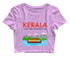 Quirkipedia Kerala-Boat Sail Malayalam Dulquer Womens Crop Tops