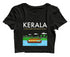 Quirkipedia Kerala-Boat Sail Malayalam Dulquer Womens Crop Tops