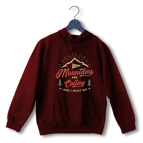 Travel Wanderlust The Mountains are Calling UNISEX HOODIE Sweatshirts
