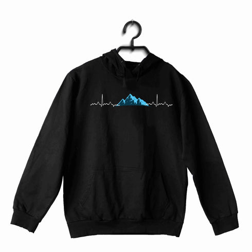 minimal designs Travel Minimal Tributes - MOUNTAINS ARE LIFE UNISEX HOODIE Sweatshirts