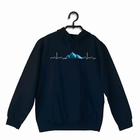 minimal designs Travel Minimal Tributes - MOUNTAINS ARE LIFE UNISEX HOODIE Sweatshirts