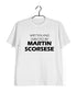 MOVIES Hollywood Written & Directed by Martin Scorcese Custom Printed Graphic Design T-Shirt for Women