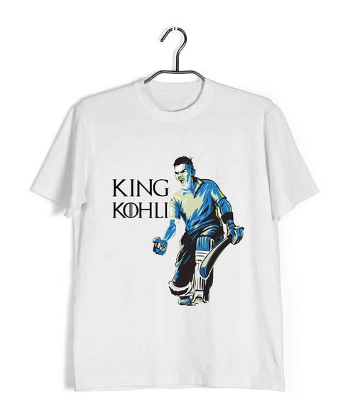 Team India KING KOHLI Cricket Casual Graphic Printed T-Shirt for Men