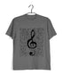 Classical Classical Music Design Treble Maker Music Casual Graphic Printed T-Shirt for Men