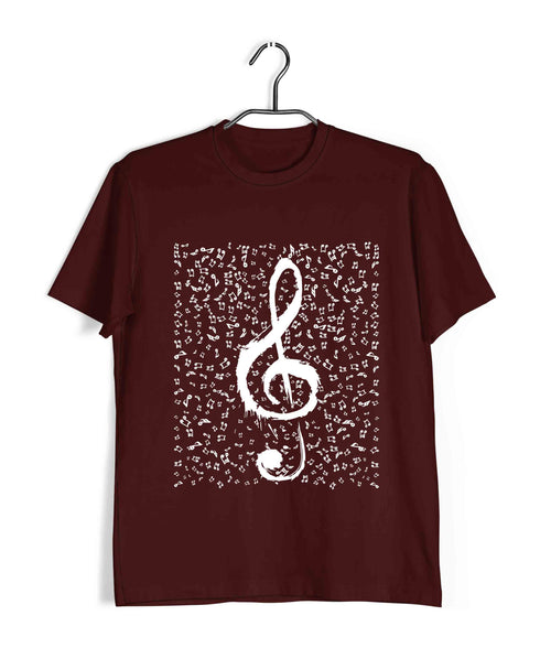 Classical Classical Music Design Treble Maker Music Casual Graphic Printed T-Shirt for Men