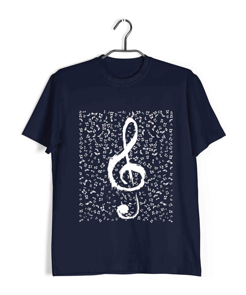 Classical Classical Music Design Treble Maker Music Casual Graphic Printed T-Shirt for Men