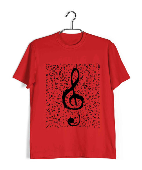 Classical Classical Music Design Treble Maker Music Casual Graphic Printed T-Shirt for Men