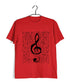 Classical Classical Music Design Treble Maker Music Casual Graphic Printed T-Shirt for Men