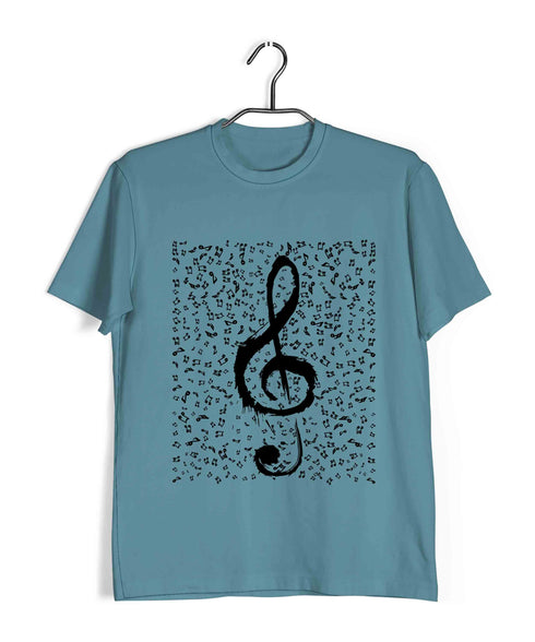 Classical Classical Music Design Treble Maker Music Casual Graphic Printed T-Shirt for Men
