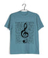 Classical Classical Music Design Treble Maker Music Casual Graphic Printed T-Shirt for Men
