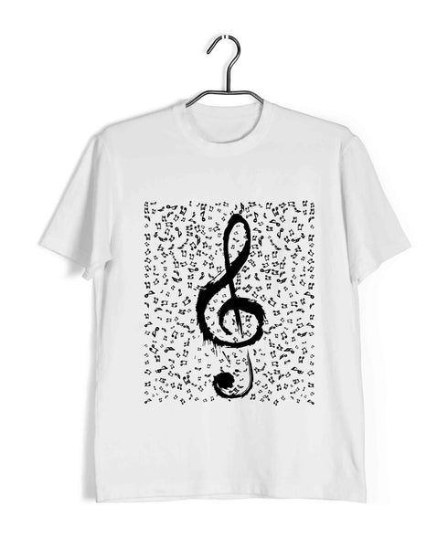 Classical Classical Music Design Treble Maker Music Casual Graphic Printed T-Shirt for Men