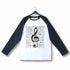 Music Classical Classical Music Design Treble Maker Custom Printed Graphic Design Raglan T-Shirt for Women