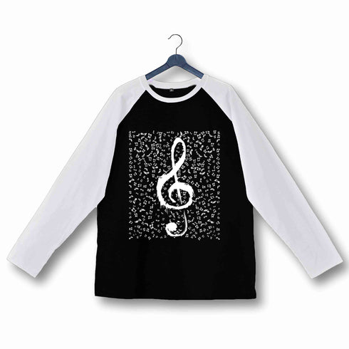 Music Classical Classical Music Design Treble Maker Custom Printed Graphic Design Raglan T-Shirt for Women