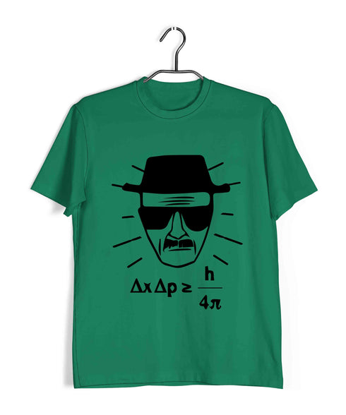 2 TV Series Heisenberg Uncertainty Principle Custom Printed Graphic Design T-Shirt for Men